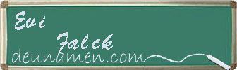Evi Falck Visitenkarte